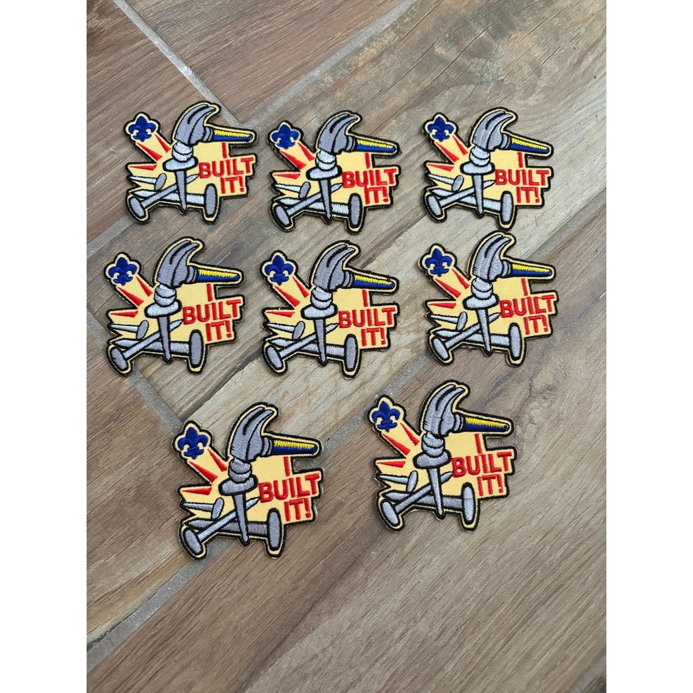 " I built it" cub scout patches- count‎ 8